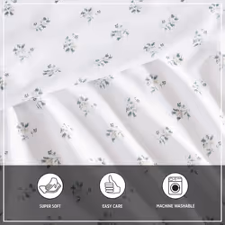 Wrangler  Sheet Set  Breathable  Wrinkle Resistant Bedding  Includes Matching Sham  Pillowcases  Floral Home Decor Sketchy D