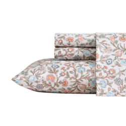 Wrangler  King Sheet Set  Silky  Lightweight Bedding Set  Floral Home Decor  OekoTex Certified Westward Floral Beige  King
