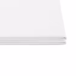 Tommy Hilfiger - Sheet Set  Cotton Percale Bedding with Matching Pillowcase  Crisp & Cool  Solid Design with Hem Stripe (White/Navy  Twin)