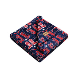 Wrangler - Throw Blanket  Soft Plush Fleece Bedding  Yellowstone Inspired  Western Decor for Bed or Couch (Knocking Boots Blue  50"""" x 70"""")