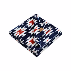 Wrangler - Throw Blanket  Soft Plush Fleece Bedding  Yellowstone Inspired  Western Decor for Bed or Couch (Navajos Blue  50"" ...