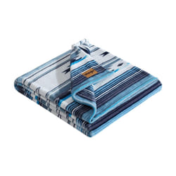 Wrangler - Throw Blanket  Soft Plush Fleece Bedding  Yellowstone Inspired  Western Decor for Bed or Couch (Coyote Sands Blue  50"""" x 70"""")