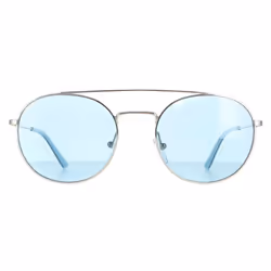 Calvin Klein Sunglasses CK18116S 046 Nickel Solid Light Blue
