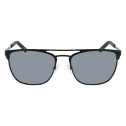 Calvin Klein Men's CK20123S Square Sunglasses  Matte Black/Solid Smoke