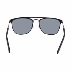 Calvin Klein Men's CK20123S Square Sunglasses  Matte Black/Solid Smoke
