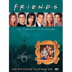 Warner Home Video Friends: The Complete Sixth Season, DVD, DVD, English, Sitcom, 2D, 4 discs, Sitcom