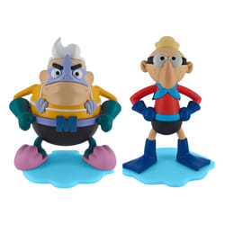 NECA Spongebob Squarepants |Officially Licensed Collectible 5"""" Scale Figures 2-Pack Amazon Exclusive  Barnacle Boy and Mermaid Man