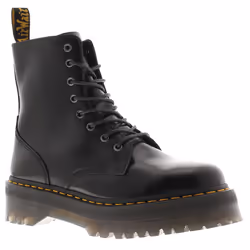 ) Dr Martens Womens Boots Platform 5cm Jadon w Boot Leather Lace Up black UK Size - Black, 3 (Adults'