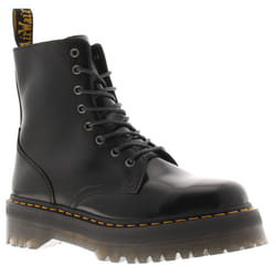 ) Dr Martens Womens Boots Platform 5cm Jadon w Boot Leather Lace Up black UK Size - Black, 4 (Adults'