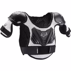 FOX Pee Wee Titan Kids Chest Armor, black-grey, Size S M