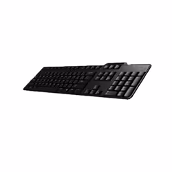 DELL KB813, Full-size (100%), Wired, USB, Mechanical, QWERTZ, Black