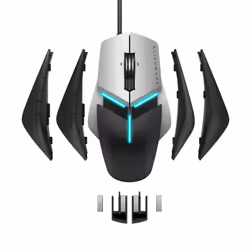 Alienware Elite Gaming Mouse AW958-12  000 DPI - 5 On-The-Fly DPI Settings - 13 Programmable Buttons