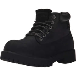 Skechers Men's Sargeants-Verdict Boot Fashion  Black Waterproof Oiled Smooth Leather  11.5 M US