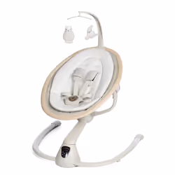Maxi-Cosi Cassia Baby Swings for Infants: Smart Portable Baby Swing with Music Lightweight & Foldable Baby Swing 360 Rotati ...