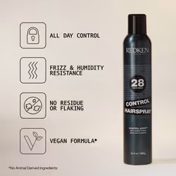 Redken Control Addict 28 Extra High-Hold Hairspray | For All Hair Types | Provides Long-Lasting Anti-Frizz Protection | 9.8 Oz