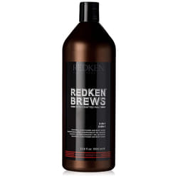 Redken Brews 3-In-1 Men's Shampoo, Conditioner, and Body Wash | Multi-