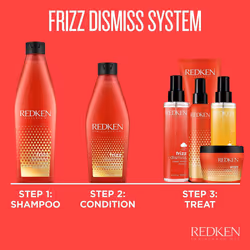 | Frizz Dismiss | Instant Deflate Oil-In-Serum | Infused with Babassu Oil | For Humidity Protection and Smoothing Frizzy Hair | 125ml