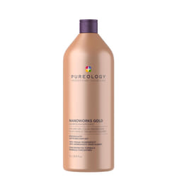 Nanoworks Gold, Shampoo, to Revive Dull, Tired Colour-Treated Hair, Renews Softness And Shine, Vegan Formulas, Sulphate Free for a Gentle Cleanse 1000