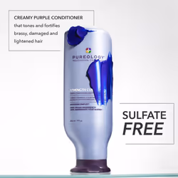 Pureology Strength Cure Blonde Purple Conditioner for Blonde & Lightened Color-Treated Hair  1.7 Fl Oz