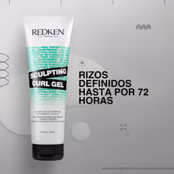 REDKEN Sculpting Curl Gel | 72-Hour Strong Hold | Crunch-Free & Flake-Free | Helps Tame Frizz | Squalane & Jojoba Oil | Silicone-Free | For Curly Hair