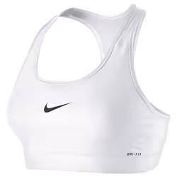 Nike Women's Victory Compression Sports Bra  White/Black  Medium