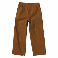 Carhartt boys & Toddler Washed Dungaree pants Carhartt Brown 2T US