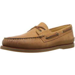 Sperry Men's Gold A/O 2-Eye Boat Shoe  Medium Beige  9.5