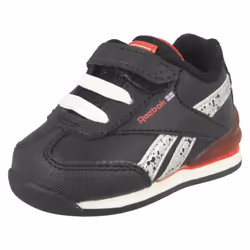 Girls Reebok Trainers Illumilace II - Black/Red/Silver/Grey Synthetic - UK Size 1.5 - EU Size 17 - US Size 2