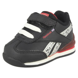 Girls Reebok Trainers Illumilace II - Black/Red/Silver/Grey Synthetic - UK Size 1.5 - EU Size 17 - US Size 2