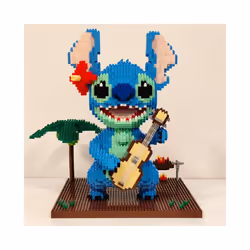2882pcs+ 1044 Guitar Stitch Series Diamond Building Block Micro Lilo & - With Box, 21823