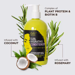 Esha Girl Natural - Curl Hydrating Conditioner - Moisturize 3C & 4C Curls with Coconut & Rosemary Oils  Biotin - Tropical Fruit Scent (4 Oz.)