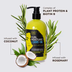 Esha Girl Natural - Leave-In Conditioner - Moisturize Dry Hair - Enhance  Nourish  Hydrate Curls - Biotin Infused - Coconut Frizz Hair Care (4 oz.)