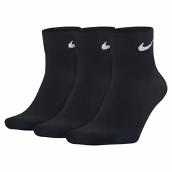 Nike Lightweight Quarter, Classic socks, Black, Adult, Male, S