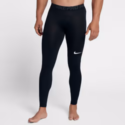 Nike Pro 838067-010, Leggings, Male, Adult, Anthracite, Black, White, L, Long