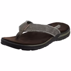 Skechers USA Men's Bosnia Flip-Flop Chocolate 7 M US