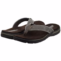 Skechers USA Men's Bosnia Flip-Flop Chocolate 7 M US
