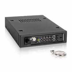 Icy Dock MB491SKL-B, 8.89 cm (3.5"), Carrier panel, Black, 2.5", Serial ATA, Serial Attached SCSI (SAS), Metal