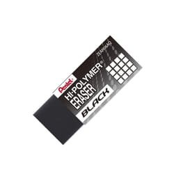 Pentel Hi-Polymer Block Eraser  Small Black  48 Count (Pack of 1) (ZEAH06AQ)