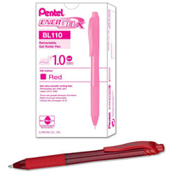 Pentel Energel X 1.0 Clip-on retractable pen Red 1 pc(s)