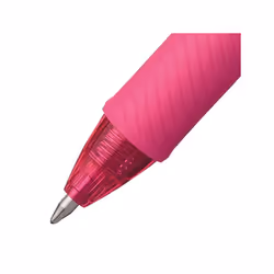 Pentel EnerGel-X Retractable Liquid Gel Pen (0.7mm) Metal Tip  Pink Ink  Box of 12 (BL107-P)