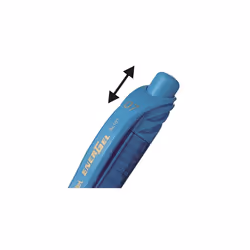 Pentel Energel-BL107-SX Tip Retractable Pen, 0.7 mm - Sky Blue (Pack of 12)