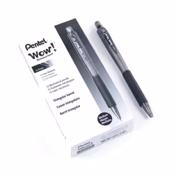 Pentel 0.7mm Wow Mechanical Pencil with Black Barrel Box of 12 (AL407A)