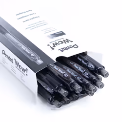 Pentel 0.7mm Wow Mechanical Pencil with Black Barrel  Box of 12 (AL407A)