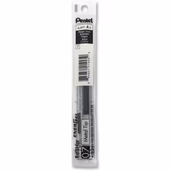 Pentel 0.7 mm EnerGel Permanent Ink Refills - Black Ink (Pack of 12 Refills)