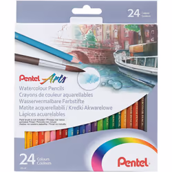 Pentel Arts Watercolour Pencil Set - Assorted