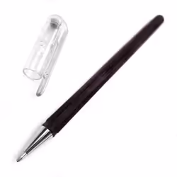 Pentel Hybrid - Dual Metallic - Liquid Gel Rollerball Pen - K110 - Black/ Metallic Red - Single