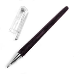 Pentel Hybrid - Dual Metallic - Liquid Gel Rollerball Pen - K110 - Black/ Metallic Red - Single
