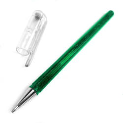 Pentel Hybrid - Dual Metallic - Liquid Gel Rollerball Pen - K110 - Green/ Metallic Blue - Single