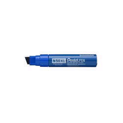 Pentel N50XL permanent marker Blue Chisel tip 6 pc(s)