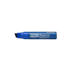 Pentel N50XL permanent marker Blue Chisel tip 6 pc(s)